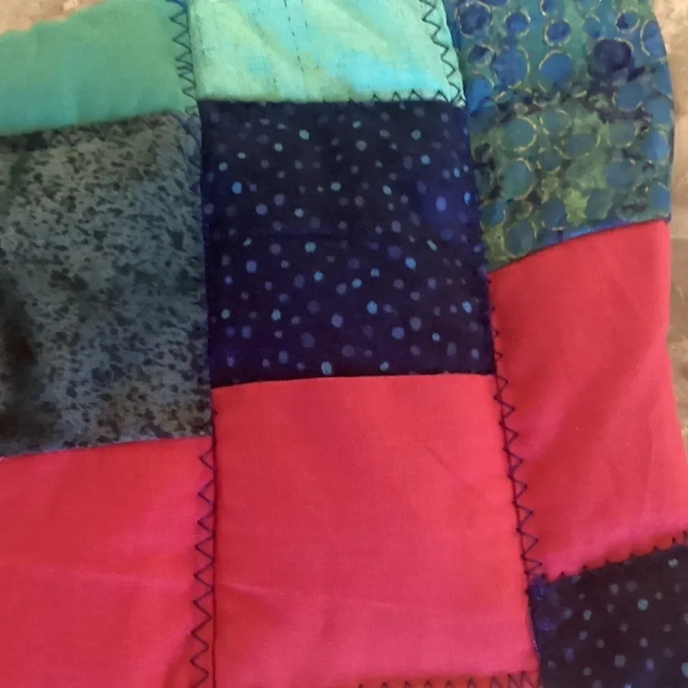 NWOT. Hand Crafted Quilted Reversible Baby Bib $12 ea. or 3/$25